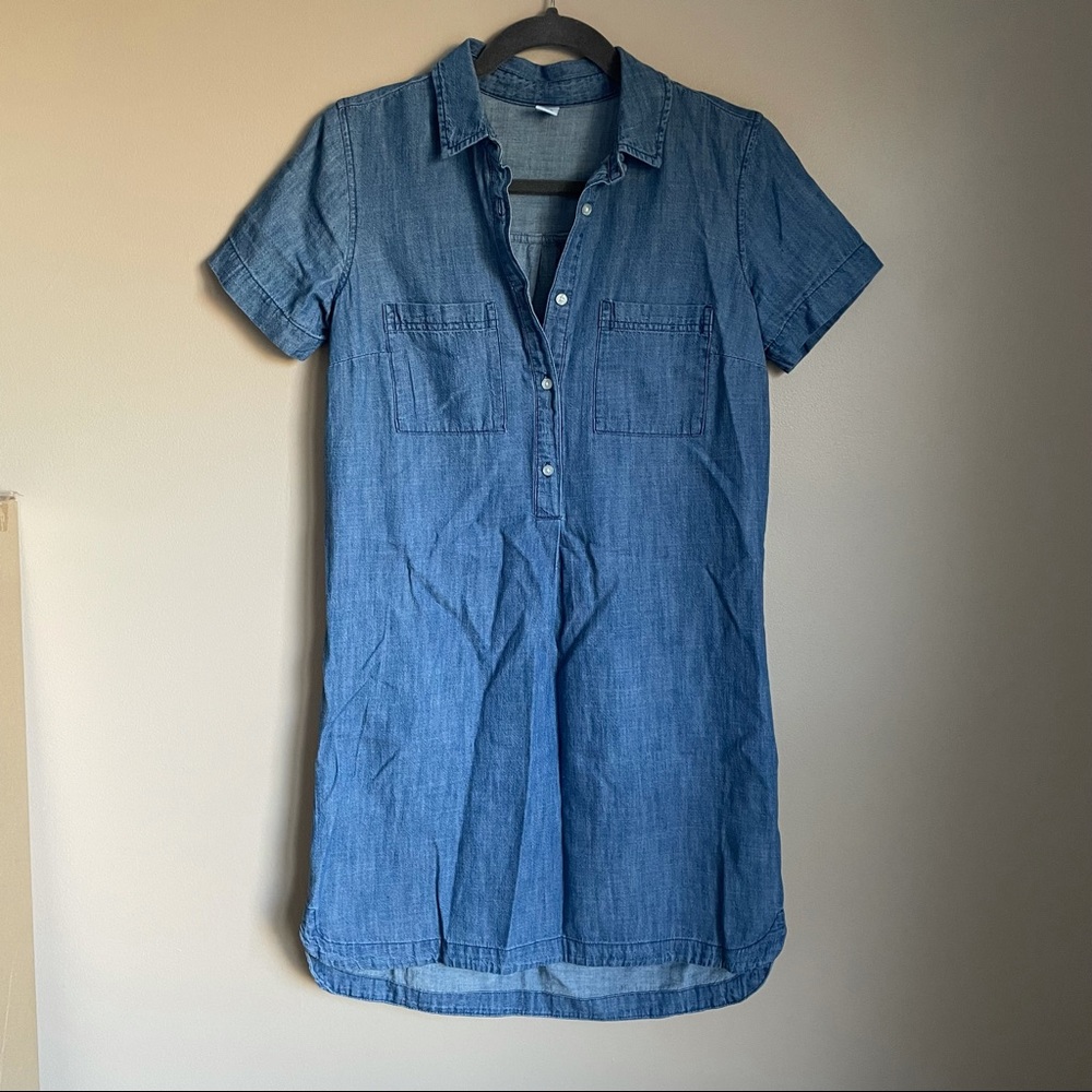 Button Down Jean Dress